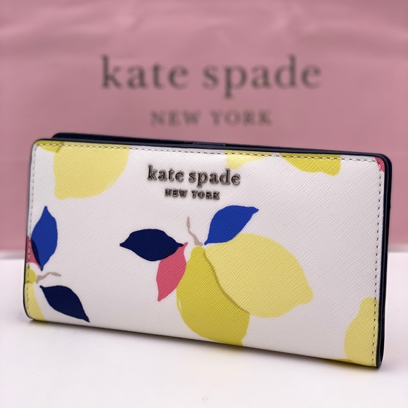 kate spade Handbags - Kate Spade Bifold Wallet Lemon Zest